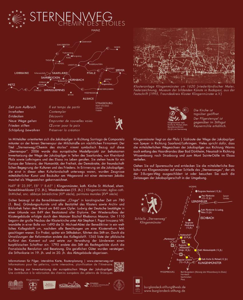 Infotafel Klingenmünster